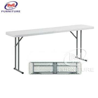 China 6ft Rectangular White Plastic Dining Table For Wedding Scenes Banquet Events for sale