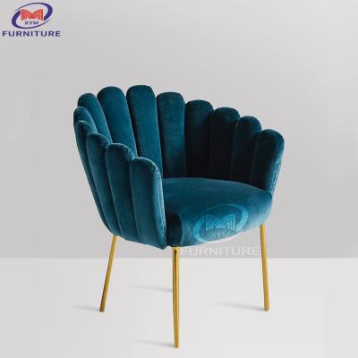 China Velvet Wrapping Metal Leg Chair Stainless Steel Hotel Banquet Chair For Wedding for sale