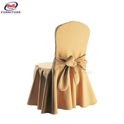 China Elastic Cotton Chair Covers And Sashes Folding Custom Decorative With Straps for sale