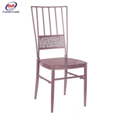 China Wedding Party Iron / Aluminum Metal Chiavari Chairs For Rent à venda
