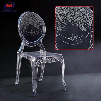 China 25.5 Inch Resin Chivari Chair Durable Material For Commercial en venta