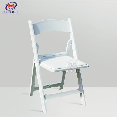 China Padded Wimbledon Resin White Wedding Chairs Plastic Party Chairs Outdoor for sale