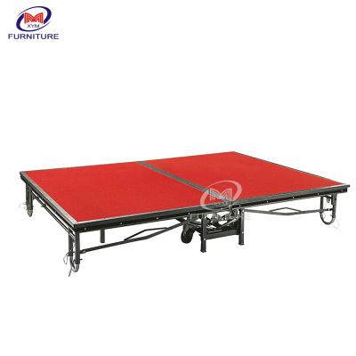China Outdoor Concert Event Foldable Stage Platform Portable Stage On Wheels for sale
