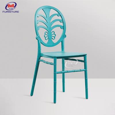 China Cadeira plástica traseira redonda do evento de Chiavari do projeto do pavão para Ourdoor à venda