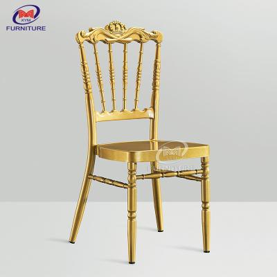 China Luxury Crown Wedding Chiavari Chair Iron Napoleon Iii For Party Event for sale