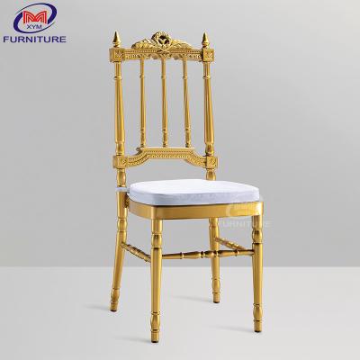 Chine OEM Napoleon Metal Wedding Chiavari Chair pour l'hôtel à vendre