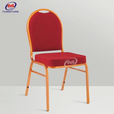 China Stacking Aluminum Hotel Banquet Chair Fabric Upholstered for Wedding Hall for sale