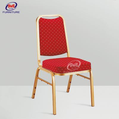 China Red Dotted Fabric Hotel Banquet High End Upholstered Dining Chairs Multi Colored for sale