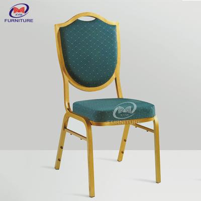 China Stackable Hotel Banquet Hall Chairs Indoor Metal Standard Banquet Chairs for sale