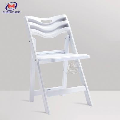Китай Белый пластиковый складывая стул 4.2KG и поставить белые стулья на обсуждение партии для свадьбы продается