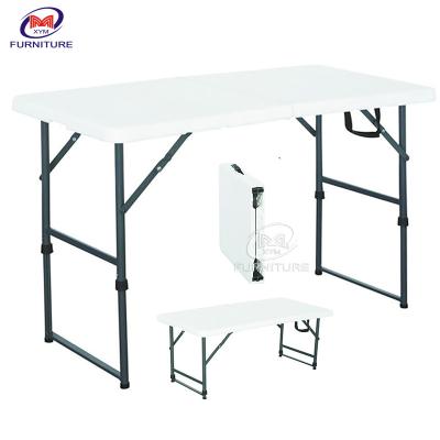 China Adjustable Folding Plastic Rectangle Table Set Outdoor for sale