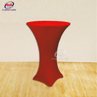 China Spandex Plain Covers And Sashes Bar Table Cloth For Party for sale
