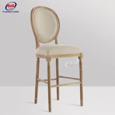 China Parte posterior de ronda contraria de la silla del taburete de bar de la altura de madera para la cafetería que apoya 350kg en venta