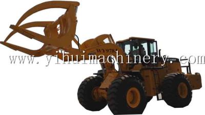 China Wenyang machinery WY978J 12Ton wheel loader with log grapple suitable for big diameter wood log for sale