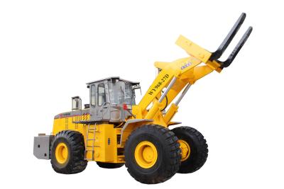 China quarry machine  lifting  27T stone block hydraulic forklift wheel loader with quick hitch with 178KW engine for sale