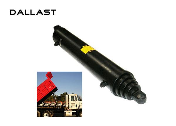 Quality With Piston Rod Single Acting Dump Truck Hydraulic Oil Cylinder for sale