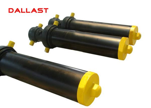 Quality Telescopic Lift Hydraulic Cylinder for Lorry Tipper Semitrailer Mining Quarry for sale