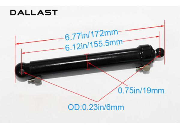 Quality Micro Mini Hydraulic Cylinders Single Acting Telescopic Piston Rod for sale