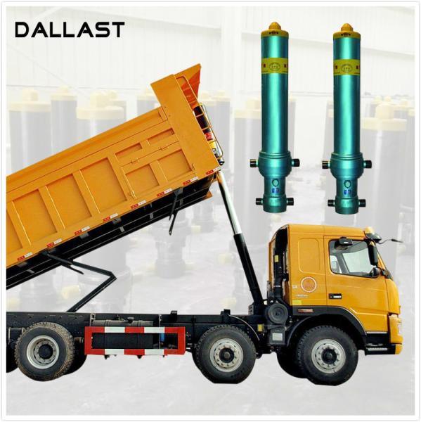 Quality Customized Single Acting Hydraulic Cylinder for Agricultural Dump Truck / Tipper for sale