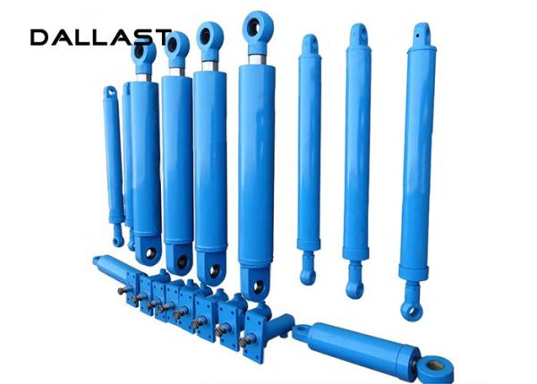 Quality Double Earring HSG Series Telescopic Piston Rod Gate Lift Hydraulic Cylinder for sale