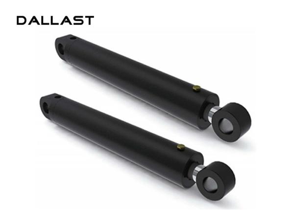 Quality Double Earring HSG Series Telescopic Piston Rod Gate Lift Hydraulic Cylinder for sale