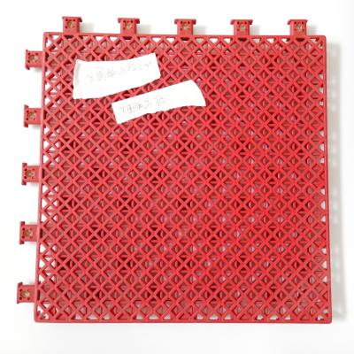 China Outdoor Sports Gym Flooring PP Tiles for Volleyball Tennis Badminton Basketball Court for sale