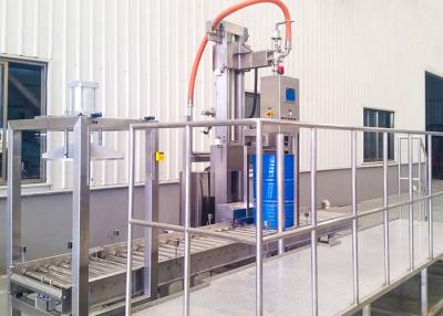 China 200L Semi Auto Ice Juice Filling Machine With Driven Conveyor for sale