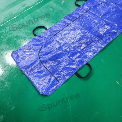 China children baby dead body bags corpse medical bag Build In Handles PEVA PVC for sale