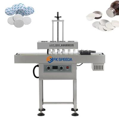 China Continuous Induction Sealing Machine for Plastic Bottles and Aluminum Containers for sale
