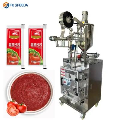 China Embalaje automático de salsa espesa para envasar salsa de tomate en bolsas pequeñas en venta