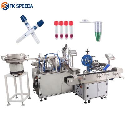 China FK-801 Automatic Reagent Test Tube Filling Machine for Vacuum Blood Collection Tubes for sale