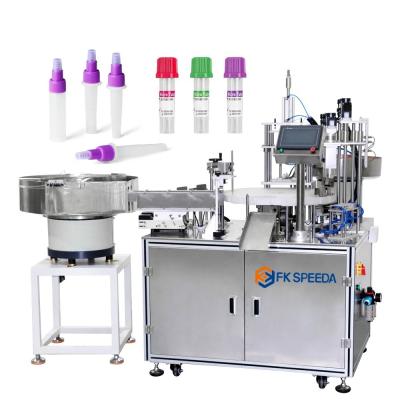 China High Speed 1-100Ml Nucleic Acid Detection Reagent Filling Line for Plastic Ampoules 220 V for sale