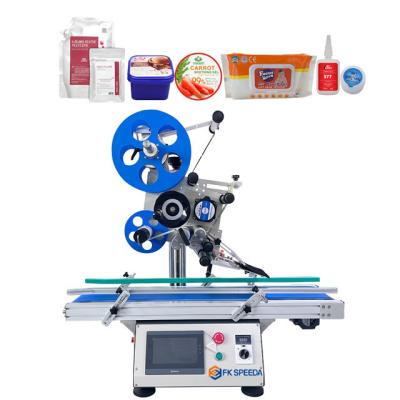 China Tabletop Automatic Label Machine for Pouch Bag Box Doypack Sticker Applicator for sale