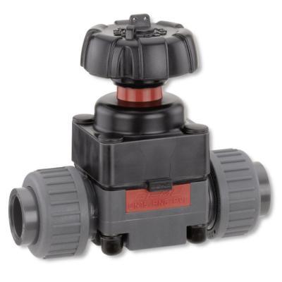 China DN12 Practical PVC Pressure Relief Valve , Lightweight Air Actuated Diaphragm Valve for sale