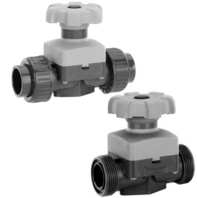 China Industrial Nontoxic UPVC Diaphragm Valve , Manual Pressure Relief Valve For PVC Pipe for sale