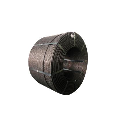 China Galvanized 7 Wire Prestressing Strand Multiple Zinc Coated Steel Wire Strand for sale