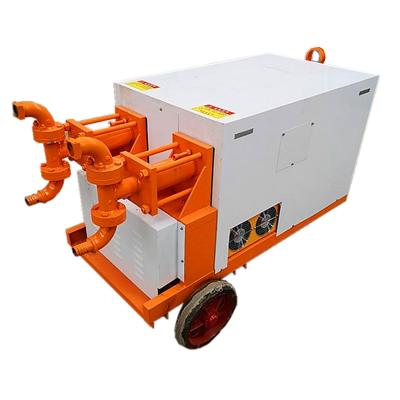 Chine pompe hydraulique à haute pression de pulvérisation de coulis de machine de ciment électrique gauche d'aspiration de 38mm à vendre