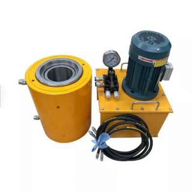 China Prestressing 100 Ton 300 Ton 500 Ton Hydraulic Jack For Post Tensioning for sale