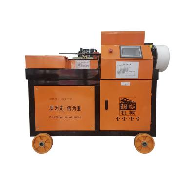 China 100mm Steel Bar Processing Machine Straight Thread Rolling Machine à venda