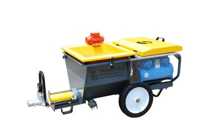 China Screw Type Mortar Spraying Machine With Air Compressor for sale