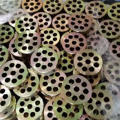 China 12.7 / 15.2 / 17.8mm Steel Wire Cable Tensioning Anchor Post Tension Mono / Multi Hole Anchorage for sale