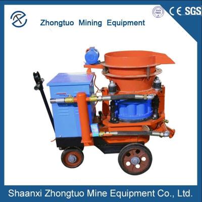 中国 Pz-7鉱山の高性能具体的なポンプ装置が付いている具体的なShotcrete機械 販売のため