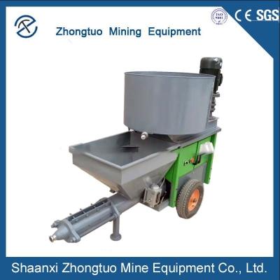 China Cement Wall Plastering Mortar Spraying Machine Grouting Pump Underground Drilling Machine for sale