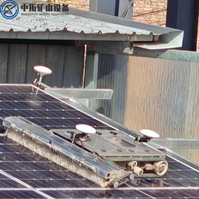 China Intelligent Photovoltaic Solar Panel Cleaning Machine Remote Control Crawler Type for sale