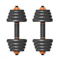 China 20KGS 40lb Dumbbell Barbell Kettlebell Set That Can Change Weight Cast Iron OEM for sale