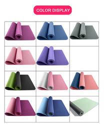 China 1.83M 10mm Yoga Workout Mats Thick Non Slip Exercise Kids Adults Fitness Dance for sale