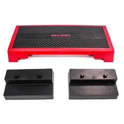 China 98CM 6.79kg Fitness Aerobic Stepper Risers Only Cardio Step Board 150MM for sale