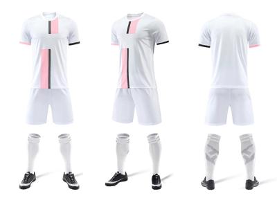 China Short Sleeve Men'S Football Jersey Set Casual Training Sublimated Soccer Uniforms for sale