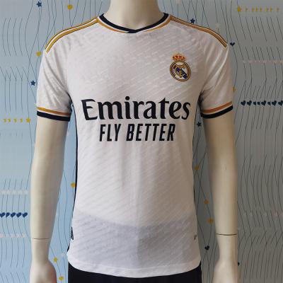 China Breathable Resilient Soccer Team Jersey Polyester 100% Football Player Jersey for sale