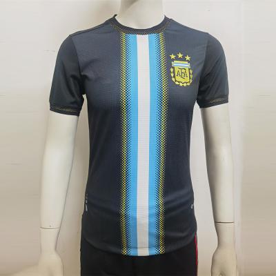 China Permeable Durable Soccer Team Jersey 100% Polyester Fabric Jersey for sale